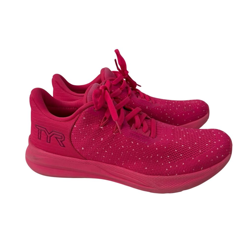 TYR Techknit RNR-1 Shoes Women’s Size 11 Running Trainer Athletic Pink Sneaker